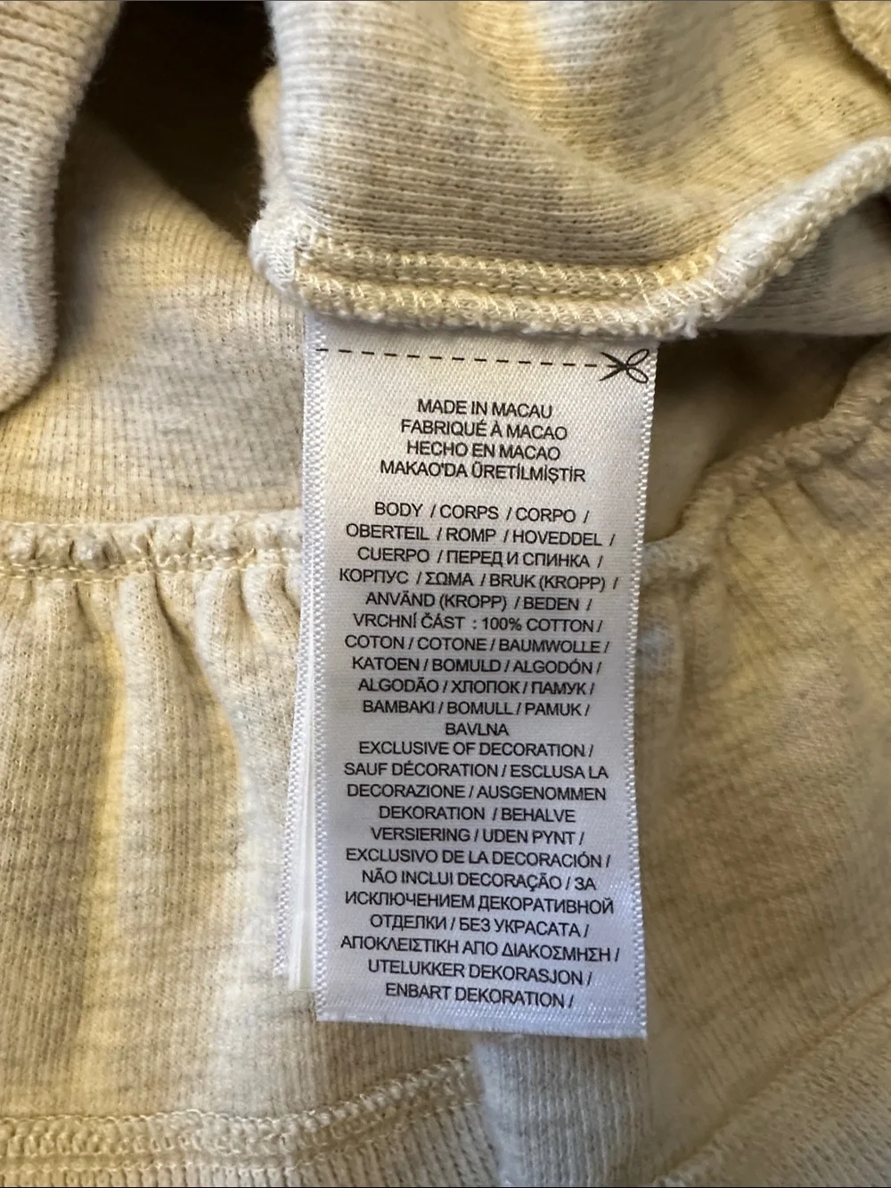 RALPH LAUREN french-rib cotton pullover & pant set